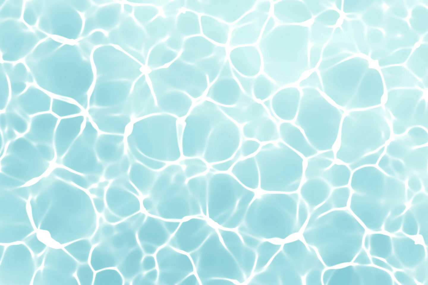 Caustics across a water surface.